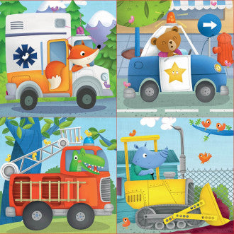 Rescue Patrol - 6, 9, 12, 16 Piece Educa Puzzles - EDU17144