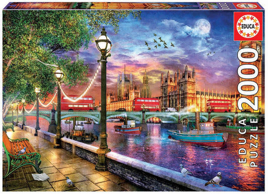 London at Sunset - 2000 Piece Educa Puzzle - EDU19046
