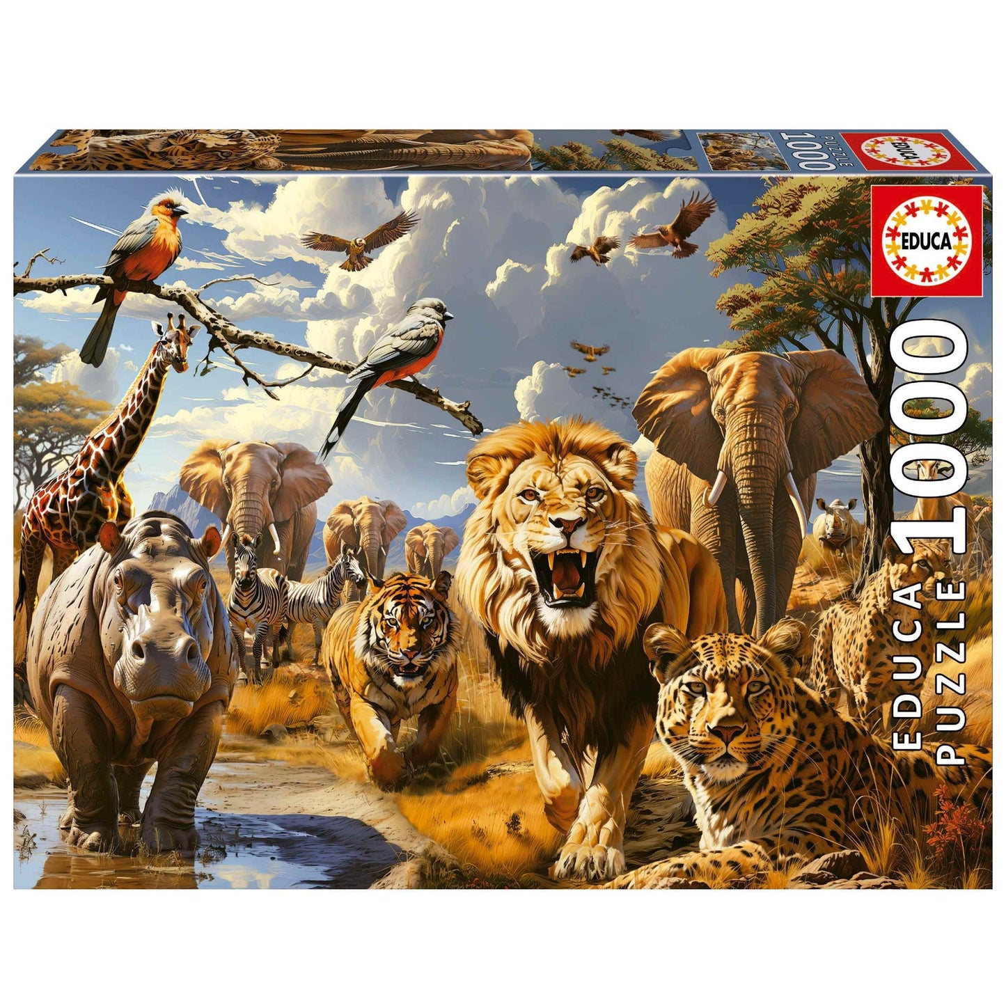 Wild Animals - 1000 Piece Educa Puzzles - EDU19920