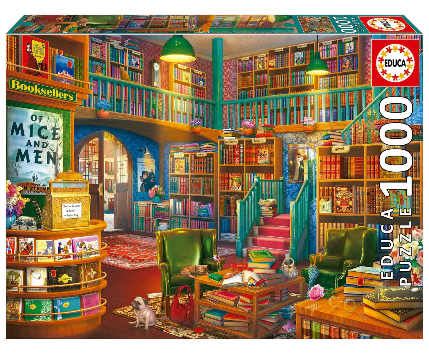 Wonderful Bookshop - 1000 Piece Educa Puzzles - EDU19925