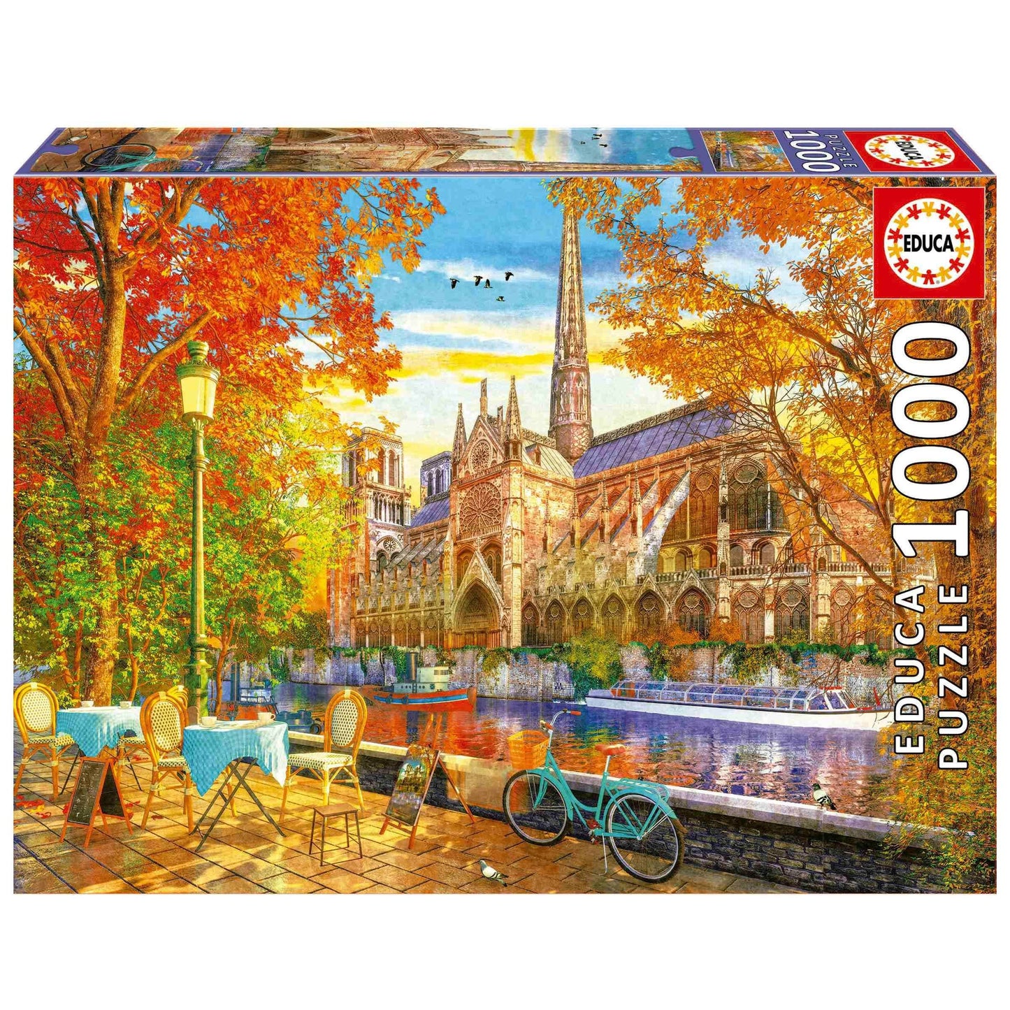 Notre Dame in Autumn -1000 Piece Educa Puzzle - EDU19936