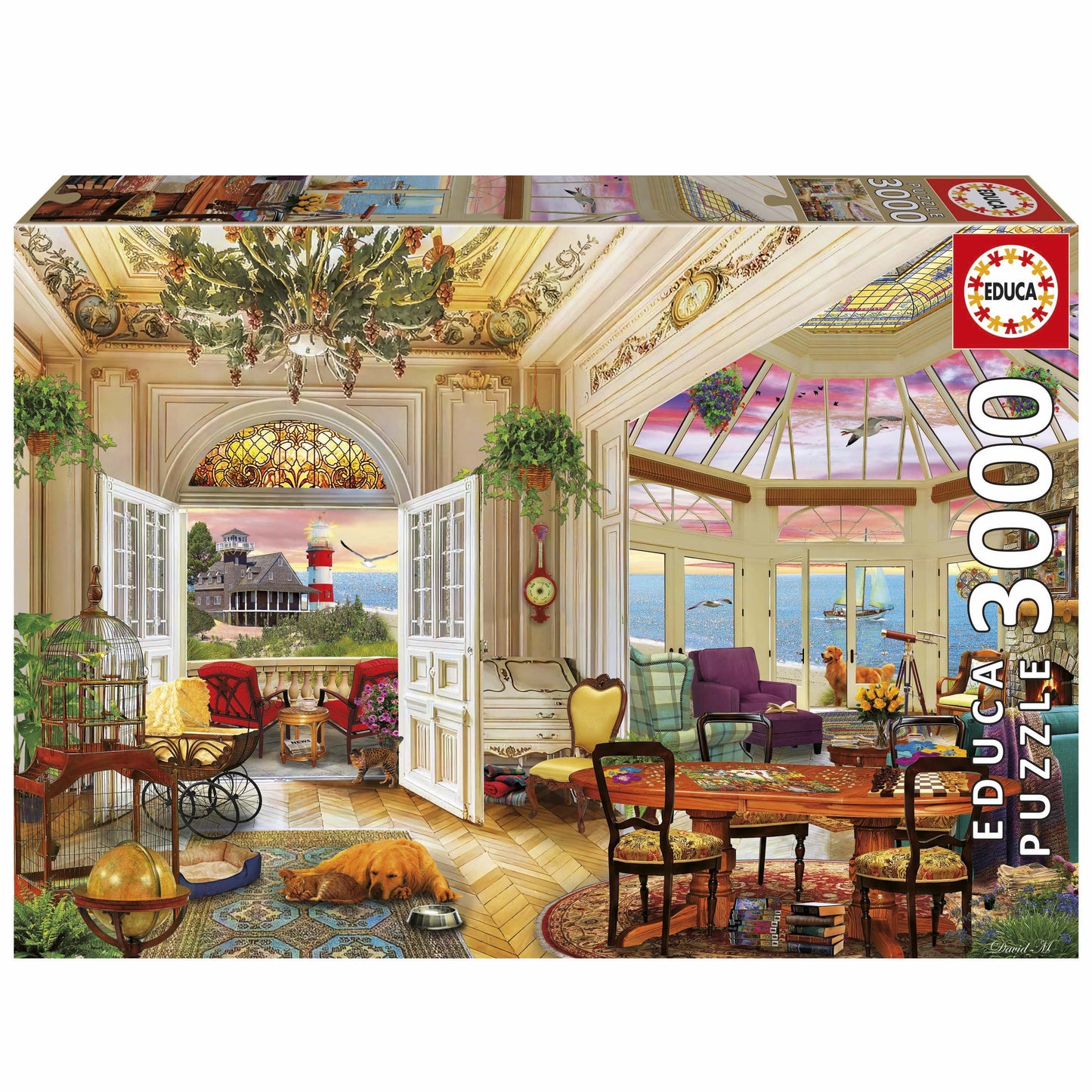 Seaside Living - 3000 Piece Educa Puzzle - EDU20332