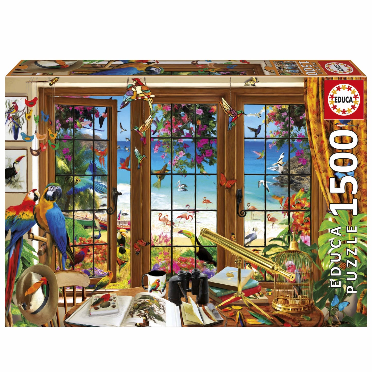 Bird Watchers Window - 1500 Piece Educa Puzzle - EDU20333