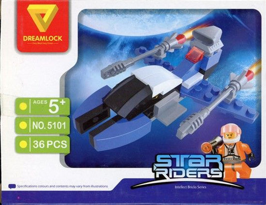 Star Riders 36 Pieces Starfighter Dreamlock ET320