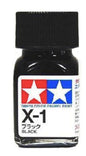 Gloss Black Enamel Paint 10ml - Tamiya X-1