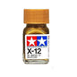 Gloss Gold Leaf Enamel Paint 10ml - Tamiya X-12