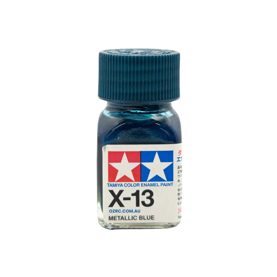 Metallic Blue Enamel Paint 10ml - Tamiya X-13