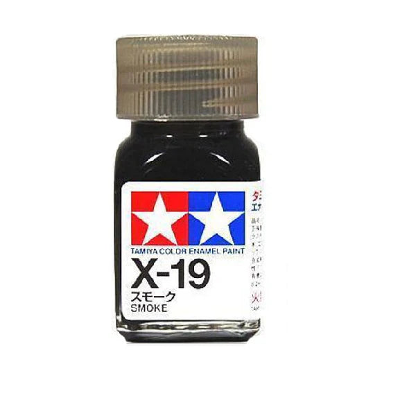 Gloss Smoke Enamel Paint 10ml - Tamiya X-19