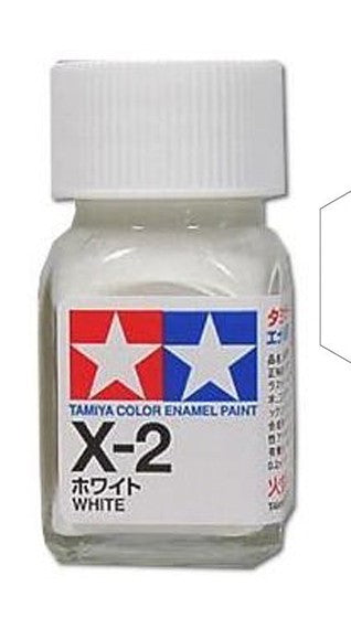Gloss White Enamel Paint 10ml - Tamiya X-2