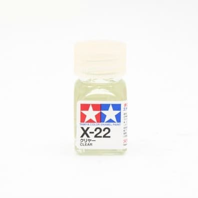 Gloss Clear Enamel Paint 10ml - Tamiya X-22