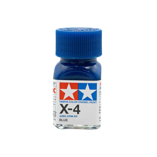 Gloss Blue Enamel Paint 10ml - Tamiya X-4
