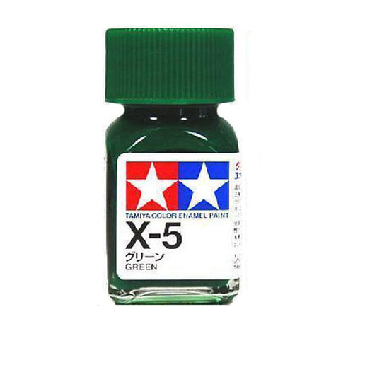 Gloss Green Enamel Paint 10ml - Tamiya X-5