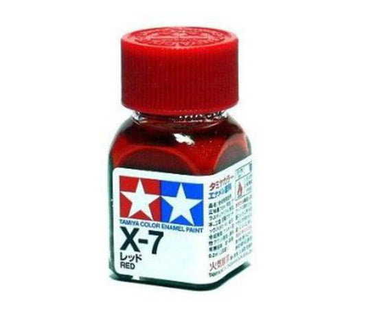 Gloss Red Enamel Paint 10ml - Tamiya X-7