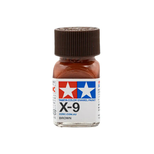 Gloss Brown Enamel Paint 10ml - Tamiya X-9