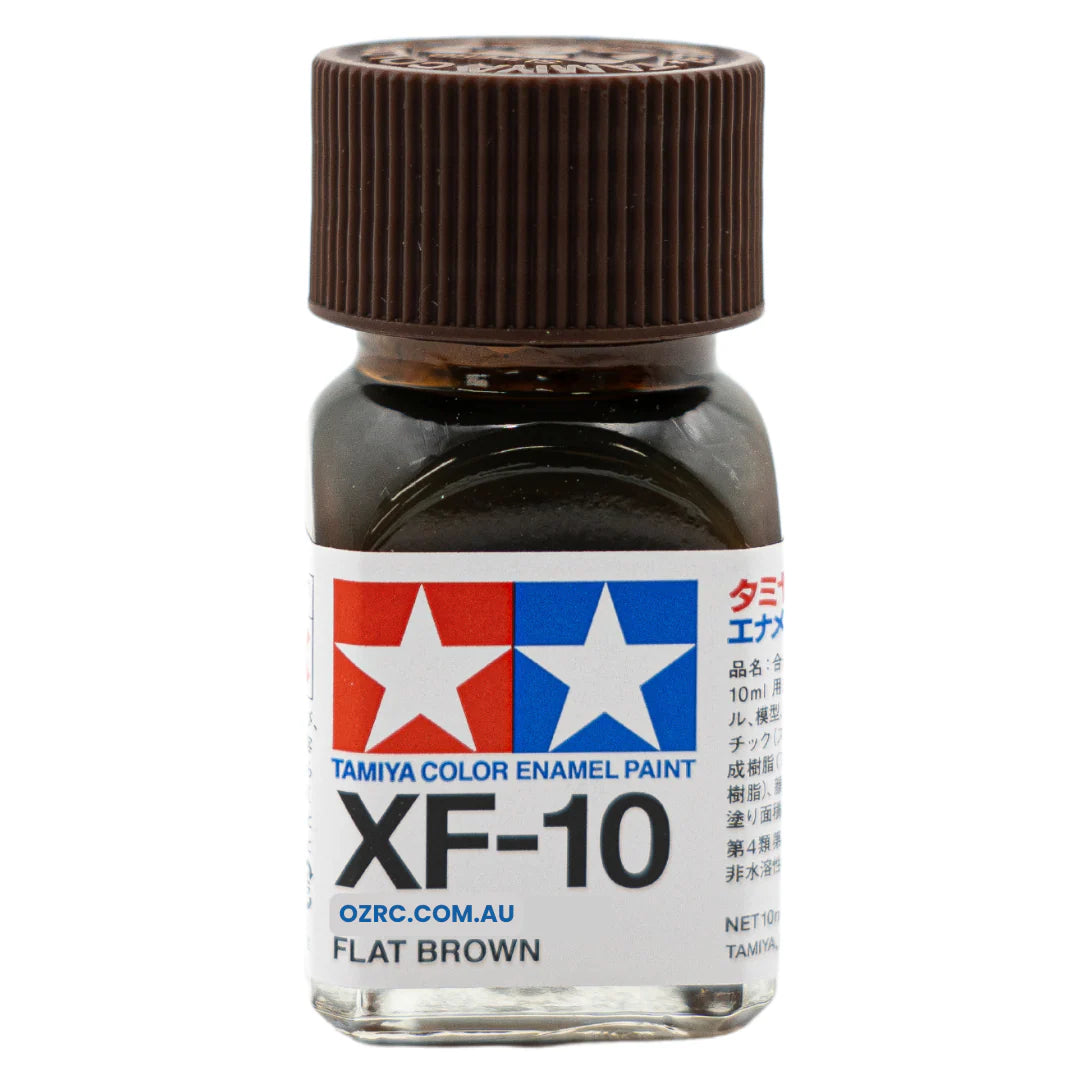 Flat Brown Enamel Paint 10ml - Tamiya XF-10