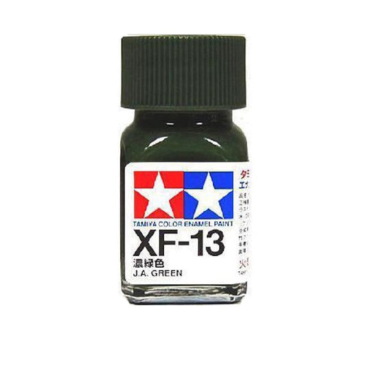 JA Green Enamel Paint 10ml - Tamiya XF-13