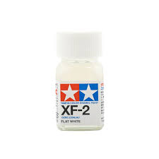 Flat White Enamel Paint 10ml - Tamiya XF-2