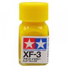 Flat Yellow Enamel Paint 10ml - Tamiya XF-3