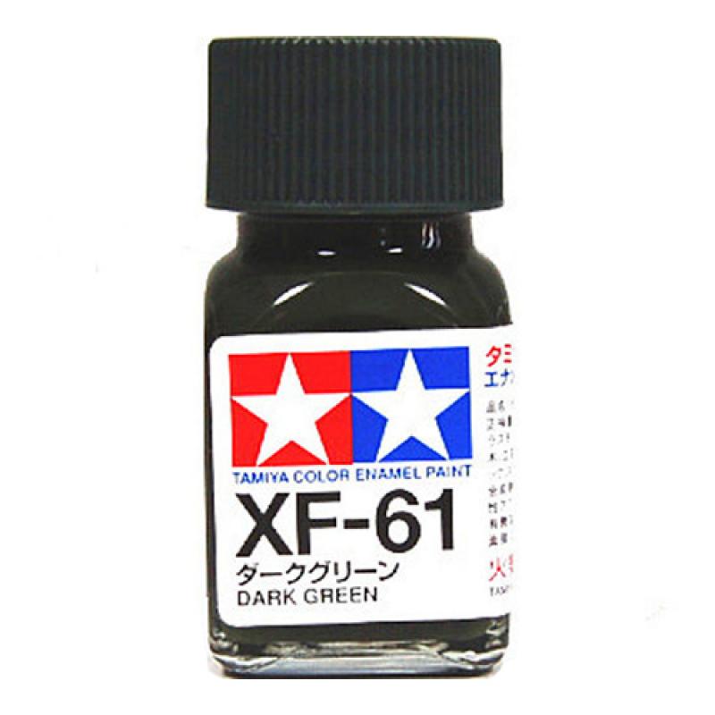 Dark Green Enamel Paint 10ml - Tamiya XF-61