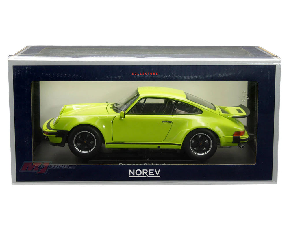 PORSCHE 911 TURBO 3,0 LIGHT GREEN 1976 1/18 Scale NOREV MTDNOR187666