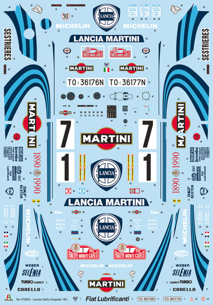 Lancia Delta HF Integrale - 1/12 Scale - Italeri - IT4709