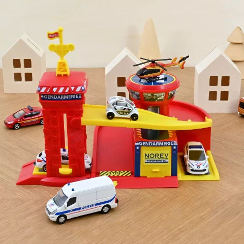 Safety Center Emergency + 1 Helicopter - 1/64 Scale - Norev - MTDNORG46000