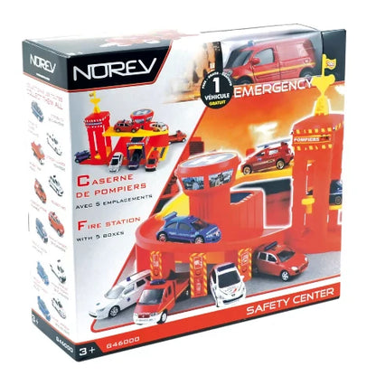 Safety Center Emergency + 1 Helicopter - 1/64 Scale - Norev - MTDNORG46000