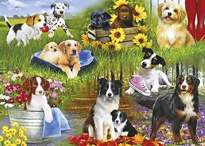Playful Pups - 500 Piece Gibson Puzzles GIB3129