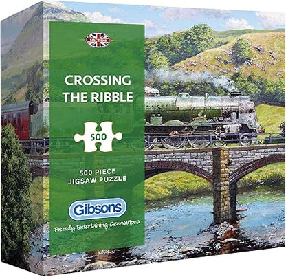 Crossing the Ribble - 500 Piece Gibson Puzzles GIB3417