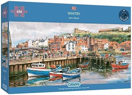 Whitby Harbour - 636 Piece Gibson Puzzles GIB374