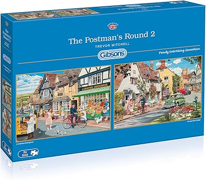 The Postman's Round - Two 500 Piece Gibson Puzzles GIB5030