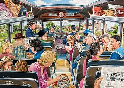 The Country Bus - Four 500 Piece Gibson Puzzles GIB5037