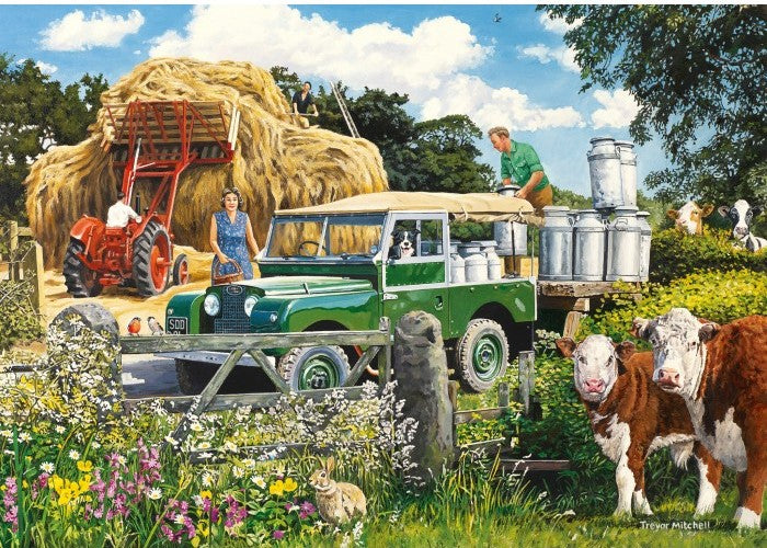 The Farmer's Rounds - Four 500 Piece Gibson Puzzles GIB5055