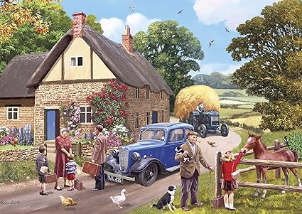 The Evacuees - Four 500 Piece Gibson Puzzles GIB5056