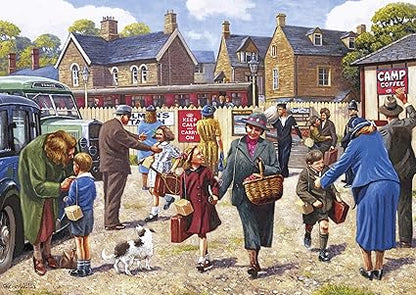 The Evacuees - Four 500 Piece Gibson Puzzles GIB5056