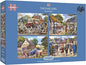 The Evacuees - Four 500 Piece Gibson Puzzles GIB5056