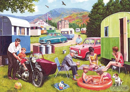 Caravan Outings - Two 500 Piece Gibson Puzzles GIB5057