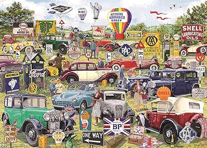 Motoring Memorabilia - 1000 Piece Gibson Puzzles GIB6306