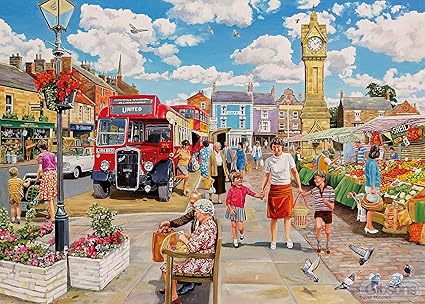 Clocktower Market -  1000 Piece Gibson Puzzles GIB6321