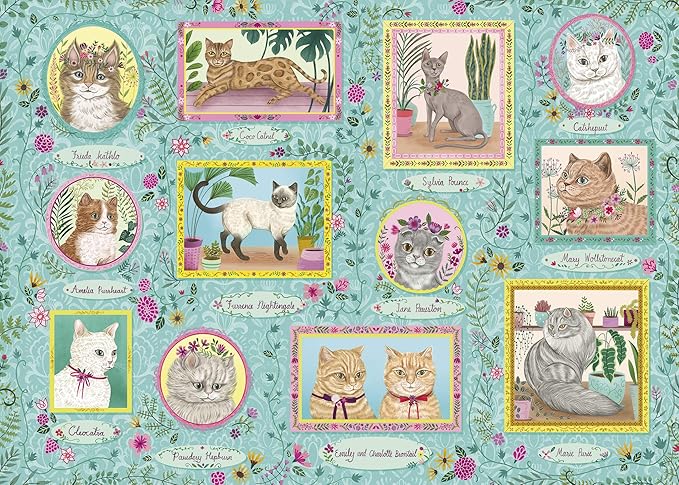 Famous Felines -  1000 Piece Gibson Puzzles GIB6603