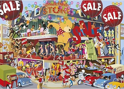 Lifting the Lid - Deptartment Store-  1000 Piece Gibson Puzzles GIB7108