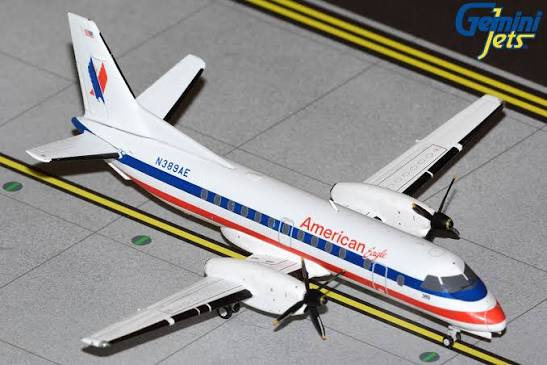 SAAB 340B American Eagle Airlines - 1/400 Scale GeminiJets GJAAL971