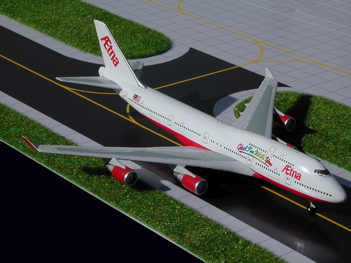 Boeing 747-400 AETNA  - 1/400 Scale GeminiJets GJAET000