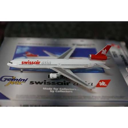 MD11 Swissair Asia - 1/400 Scale GeminiJets GJSWR154