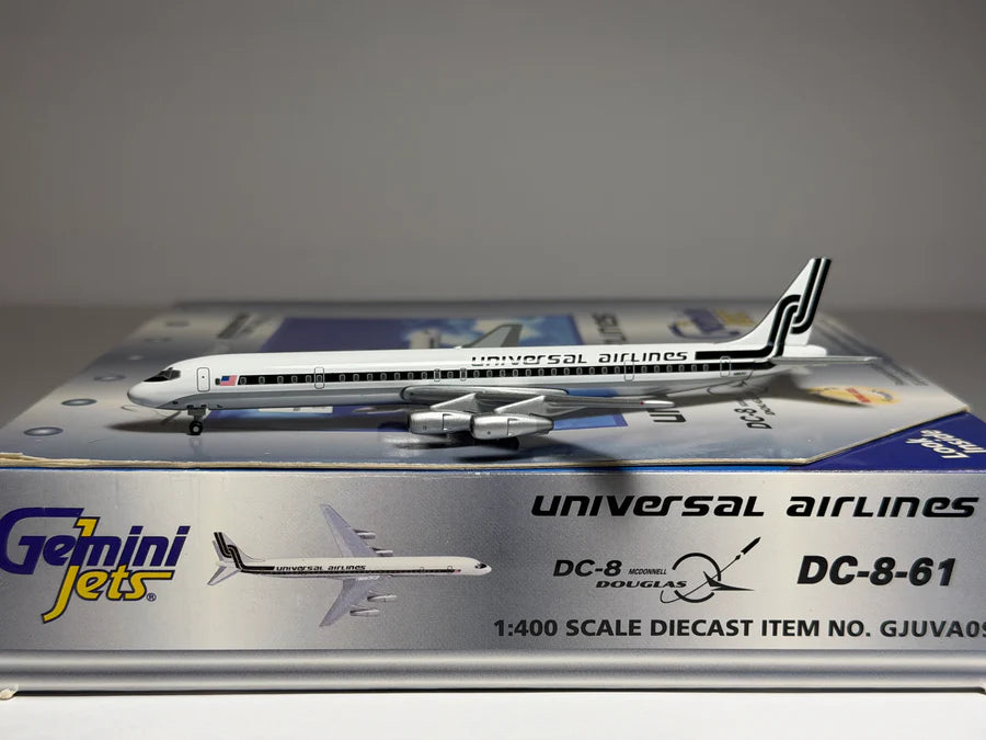 Douglas DC-8-61 Universal Airlines - 1/400 Scale GeminiJets GJUVA095