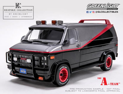 GMC Vandura Bespoke Coll The A-Team Resin Black 1/12 GreenLight GR12101