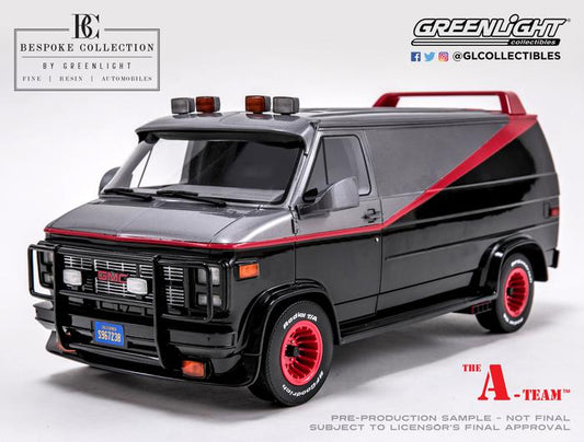 GMC Vandura Bespoke Coll The A-Team Resin Black 1/12 GreenLight GR12101