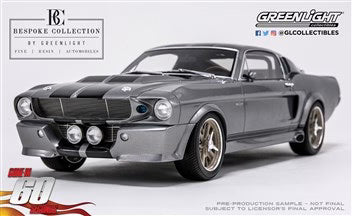 Ford Mustang Eleanor Bespoke Col Resin Gone In 60 1/12 GreenLight GR12102