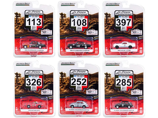La Carrera Panamericana Series 3 Set of 6 1/64 GreenLight GR13280/48