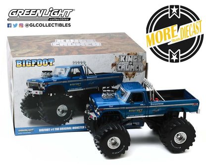 Ford-F250 Kingsofcrunch Bigfoot#1 Monster Truck 66 Inch Tyres 1/18 GreenLight GR13541